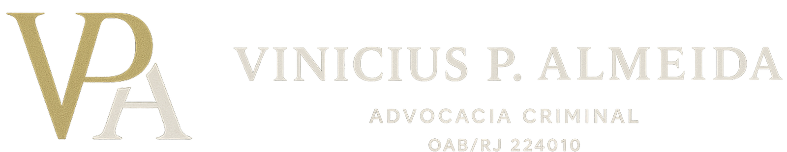 Vinicius P. Almeida - Advogado Criminalista